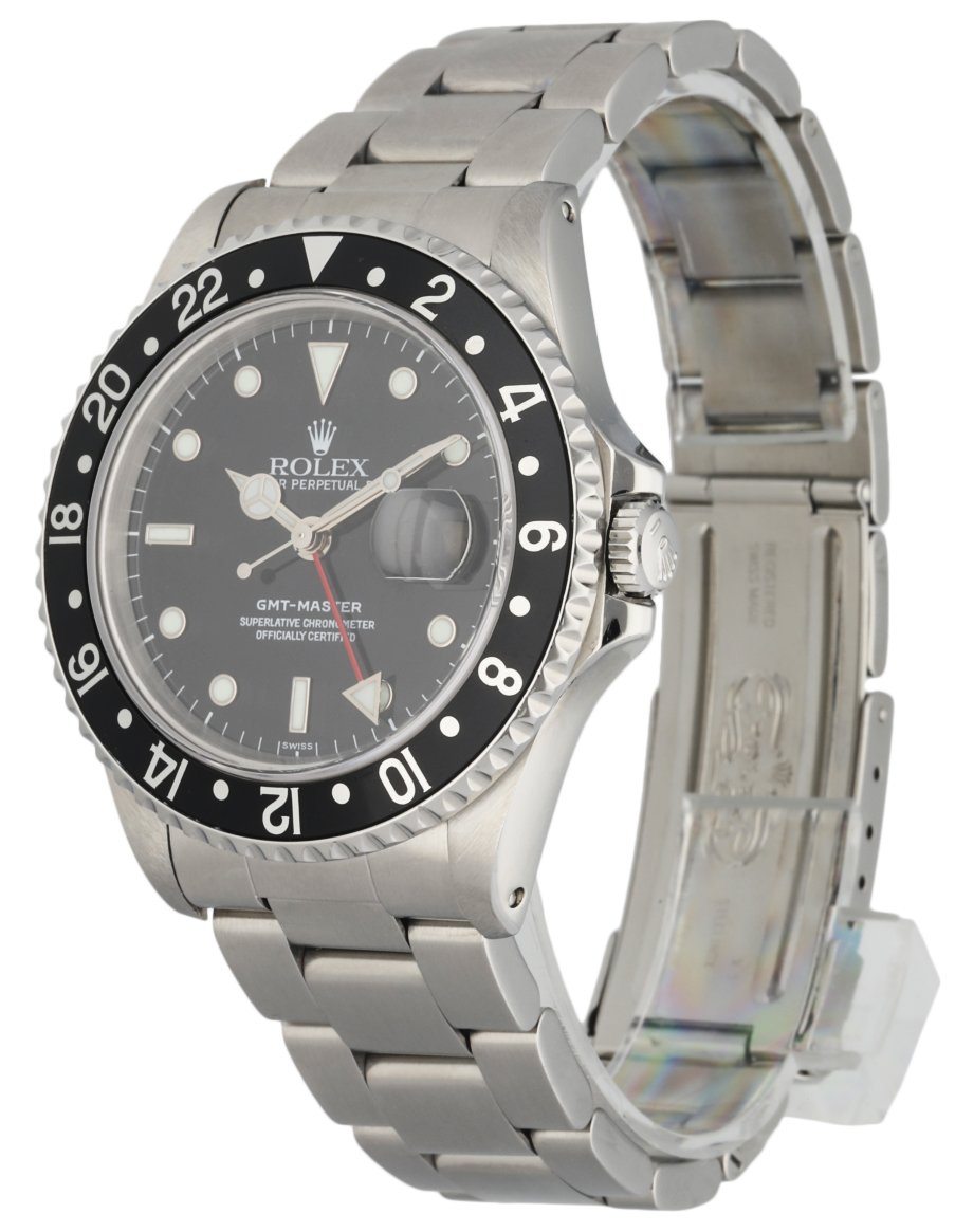 Rolex GMT Master 16700 ’Swiss’ Dial Men’s Watch Box & papers - Wristwatch