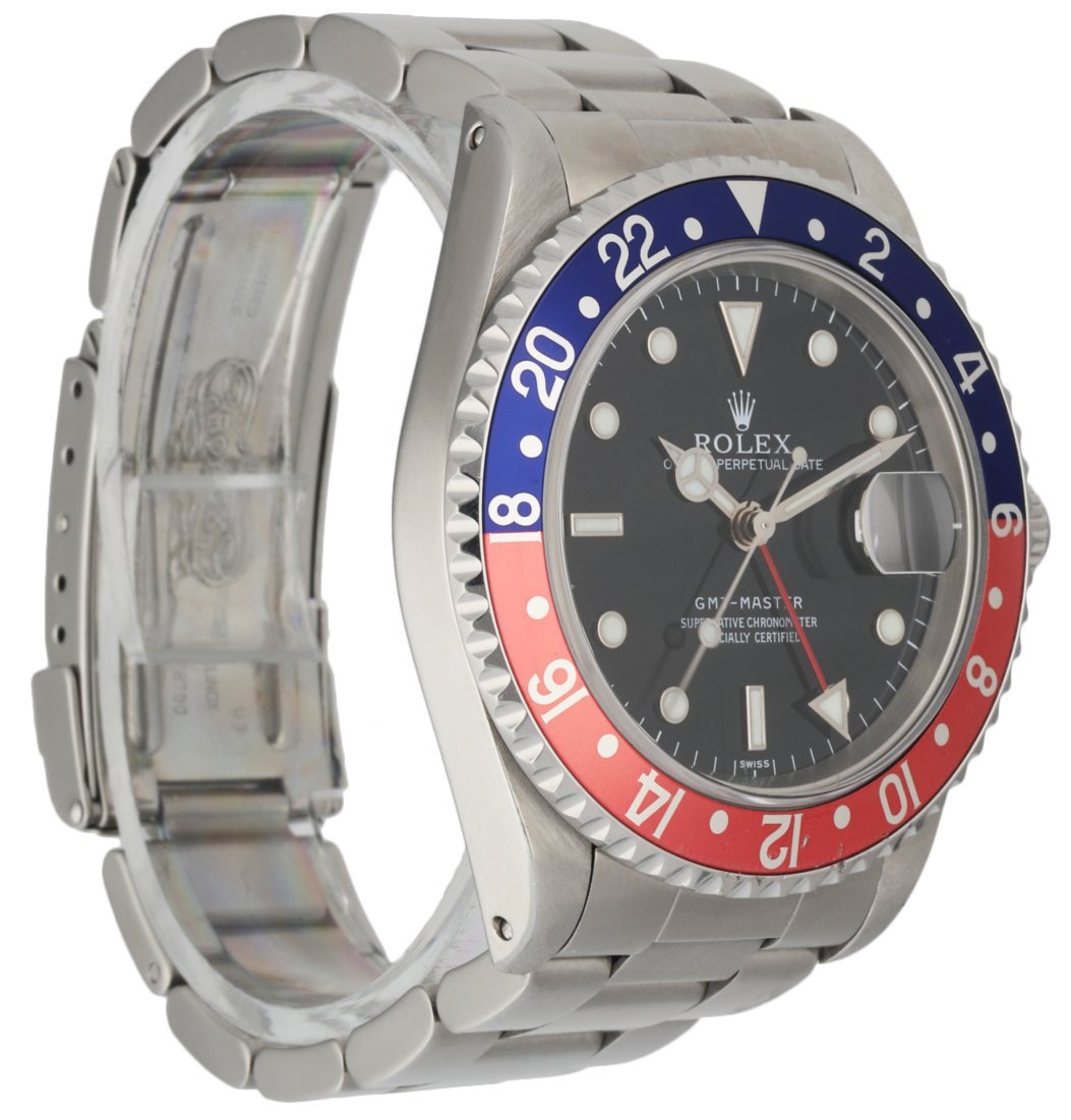 Rolex GMT Master Date 16700 Pepsi Bezel Men's Watch