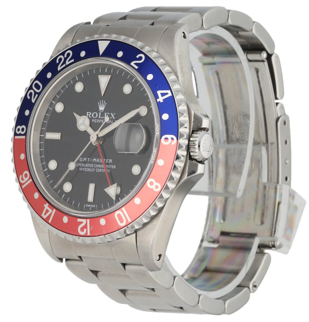 Rolex GMT Master Date 16700 Pepsi Bezel Men's Watch