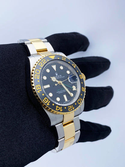 Rolex GMT Master II 116713LN Two Tone Mens Watch Box Papers - Wristwatch