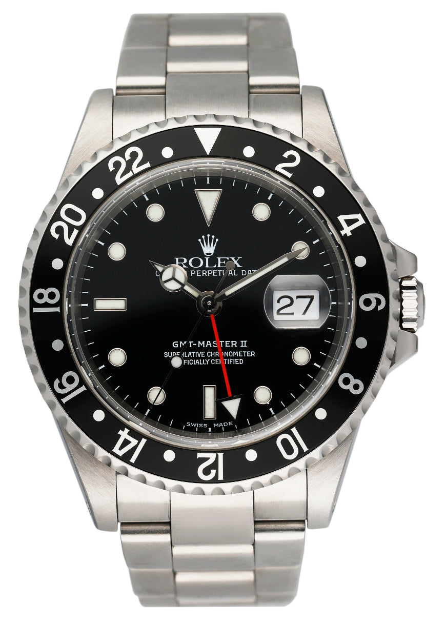 Rolex GMT Master II 16710 Stainless Steel Mens Watch - Virtual