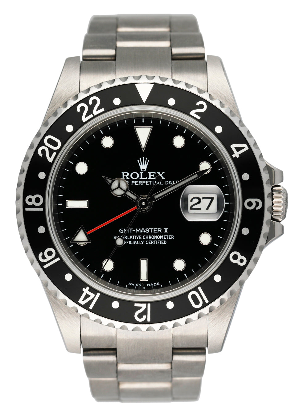 Rolex GMT Master II 16710 Stainless Steel Mens Watch