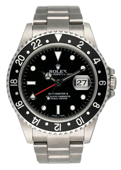 Rolex GMT Master II 16710 Stainless Steel Mens Watch