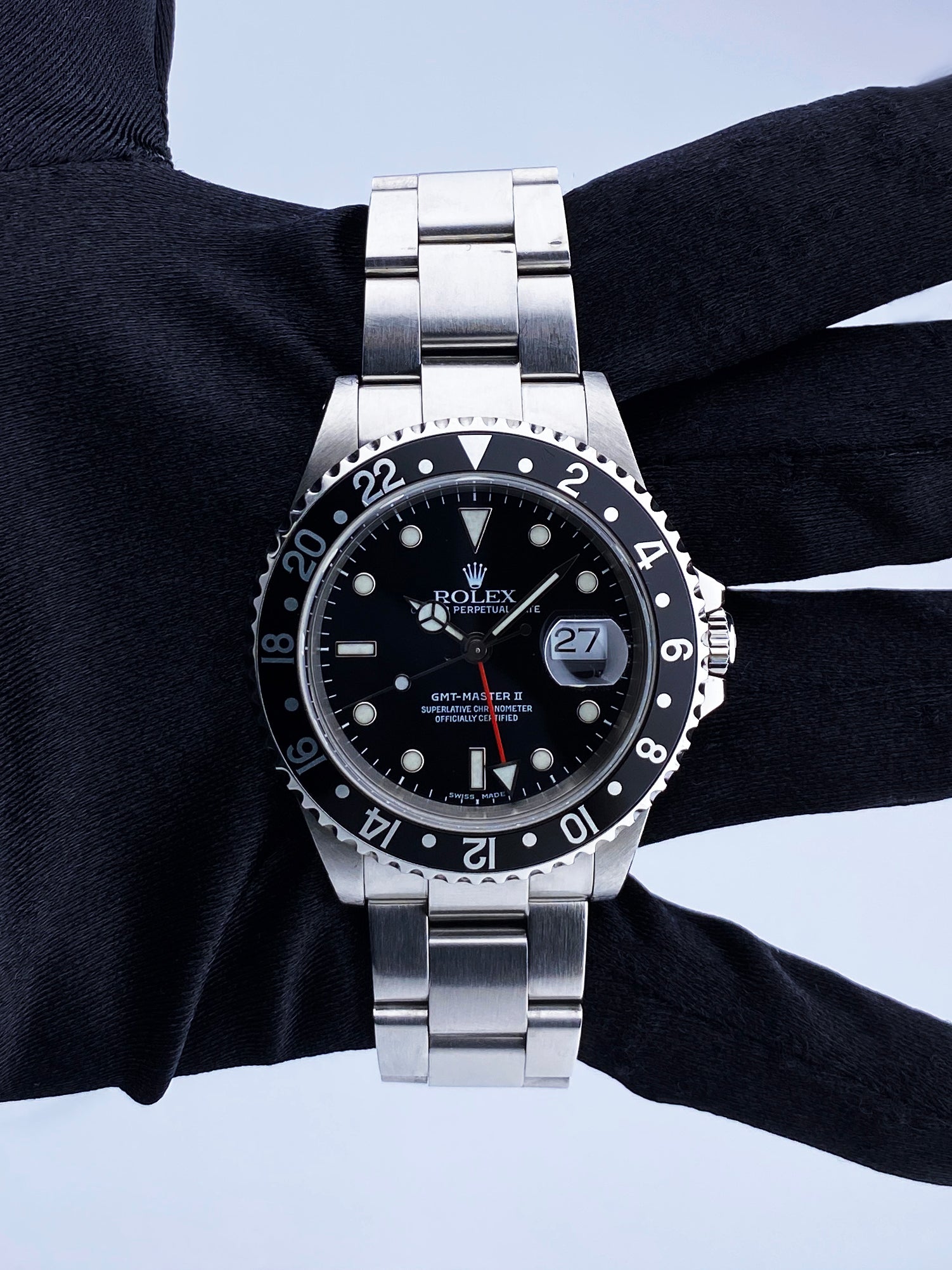 Rolex GMT Master II 16710 Stainless Steel Mens Watch - Virtual