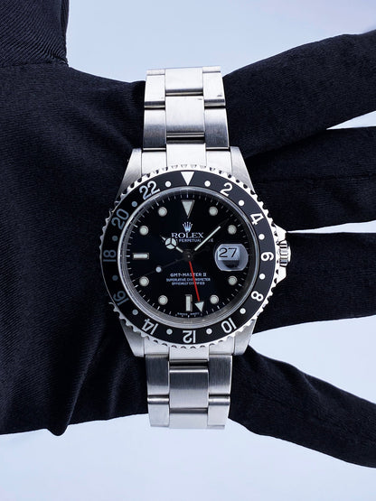 Rolex GMT Master II 16710 Stainless Steel Mens Watch - Virtual