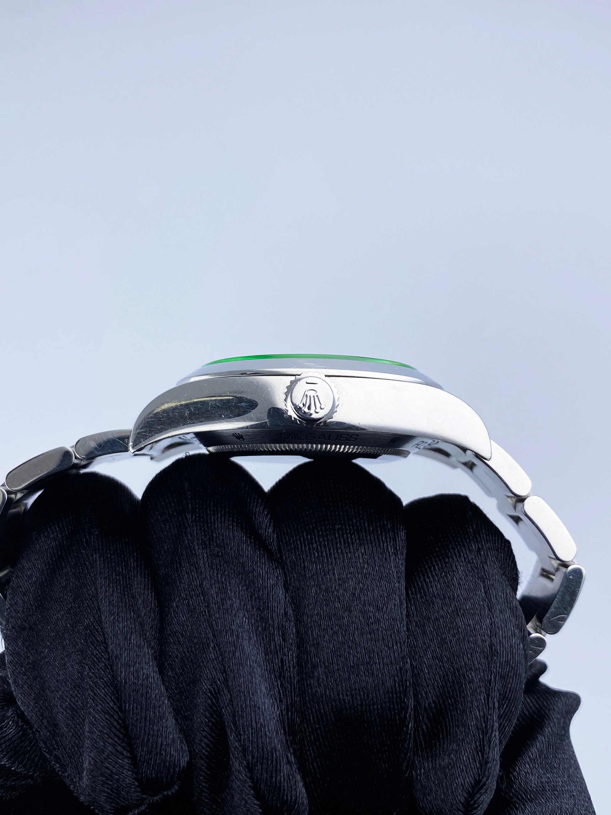 Rolex Milgauss 116400GV Black Dial Mens Watch - Virtual