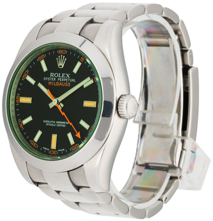 Rolex Milgauss 116400GV Men's Watch Box & Papers