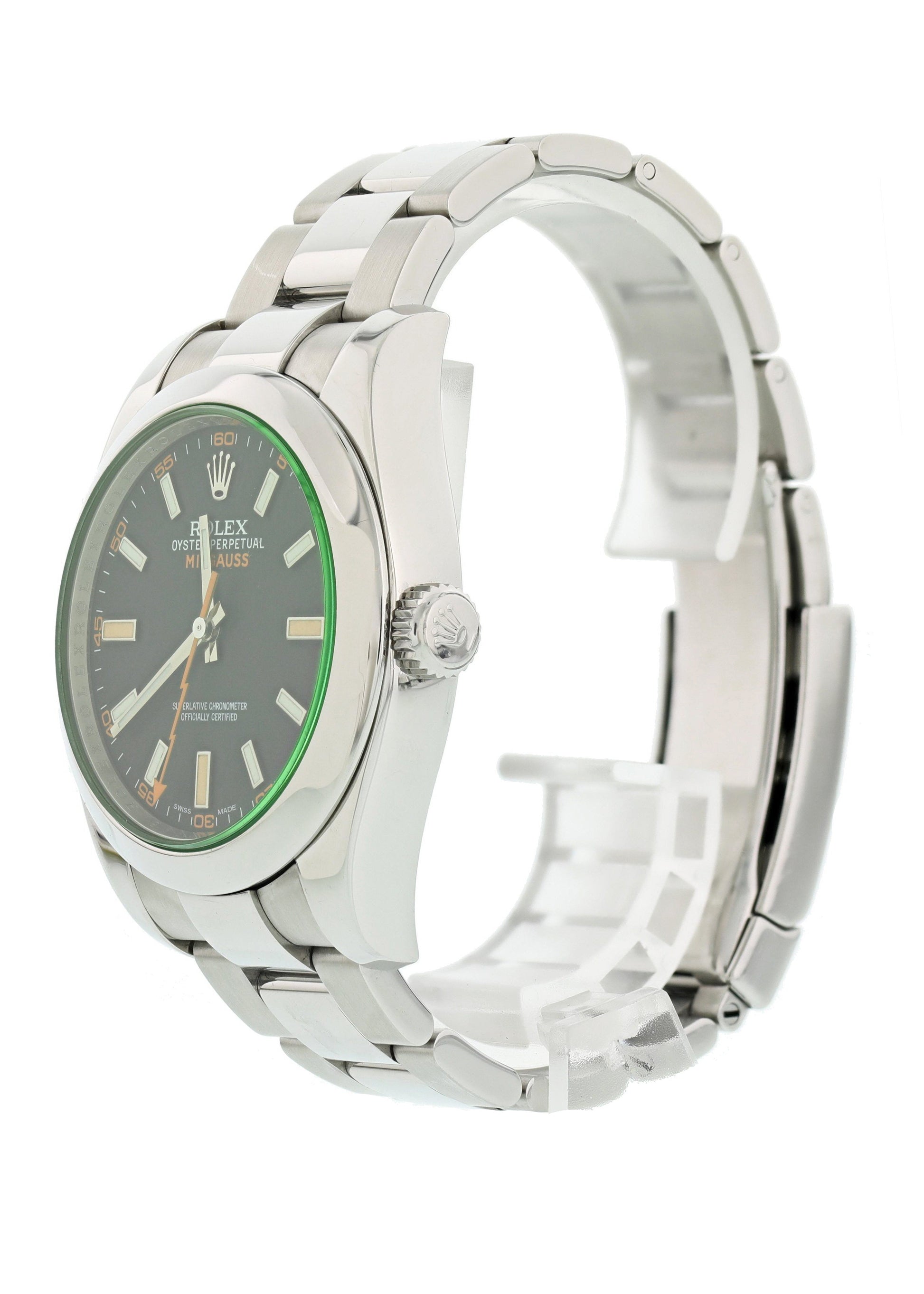 Rolex Milgauss 116400GV Men’s Watch Box And Papers - Virtual