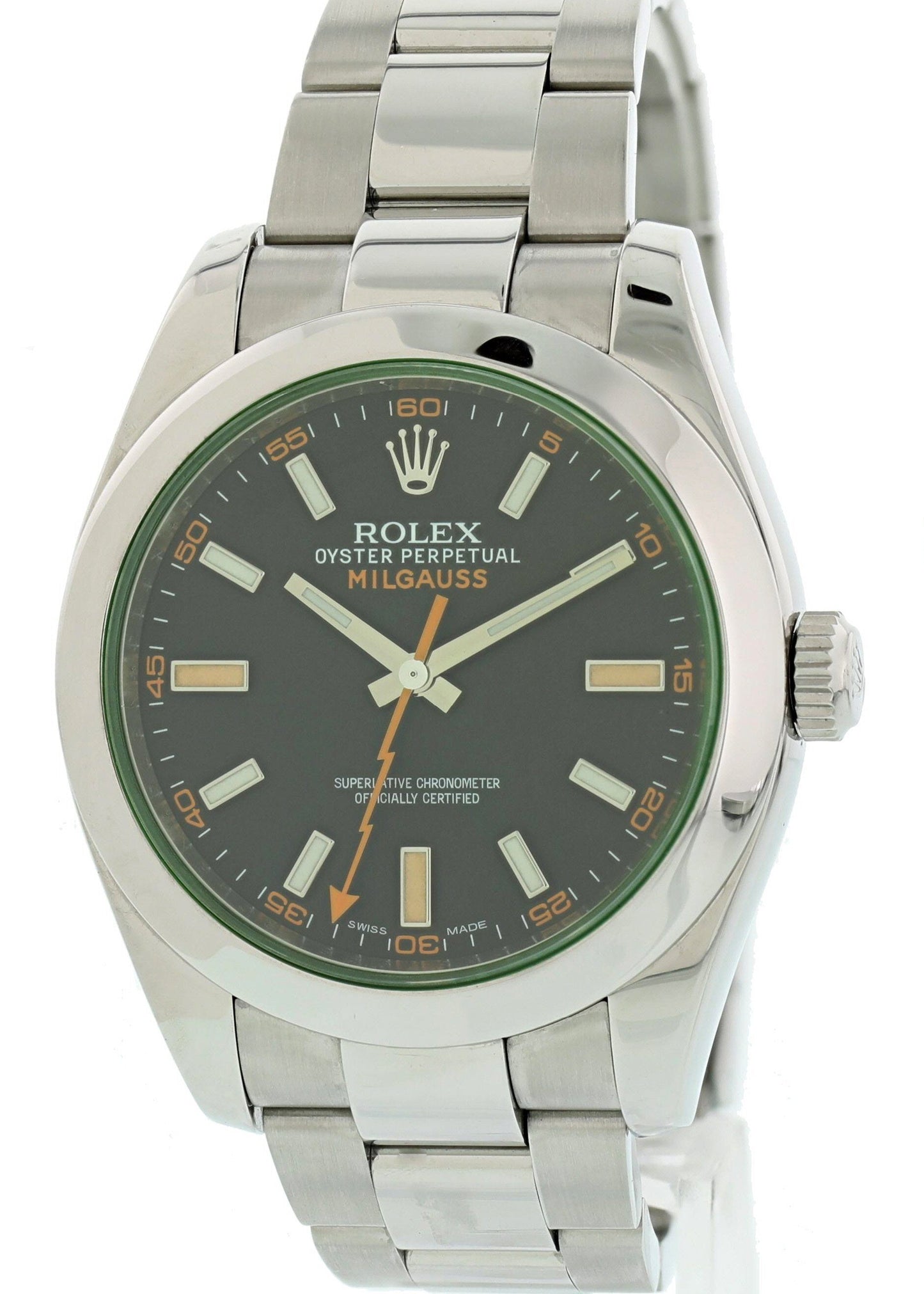Rolex Milgauss 116400GV Men’s Watch Box And Papers - Virtual
