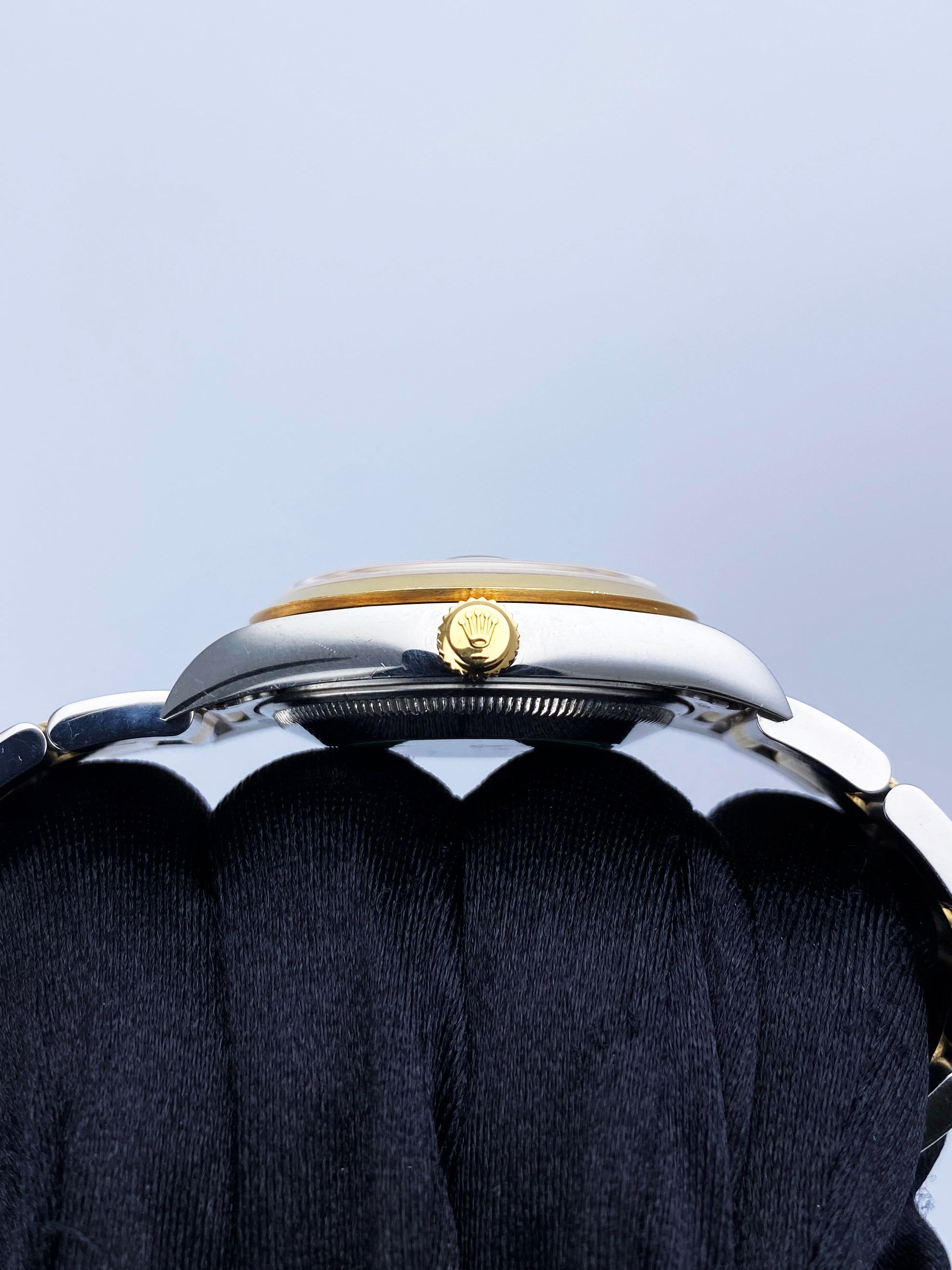 Rolex Oyster Perpetual 14203 Slate Dial Mens Watch