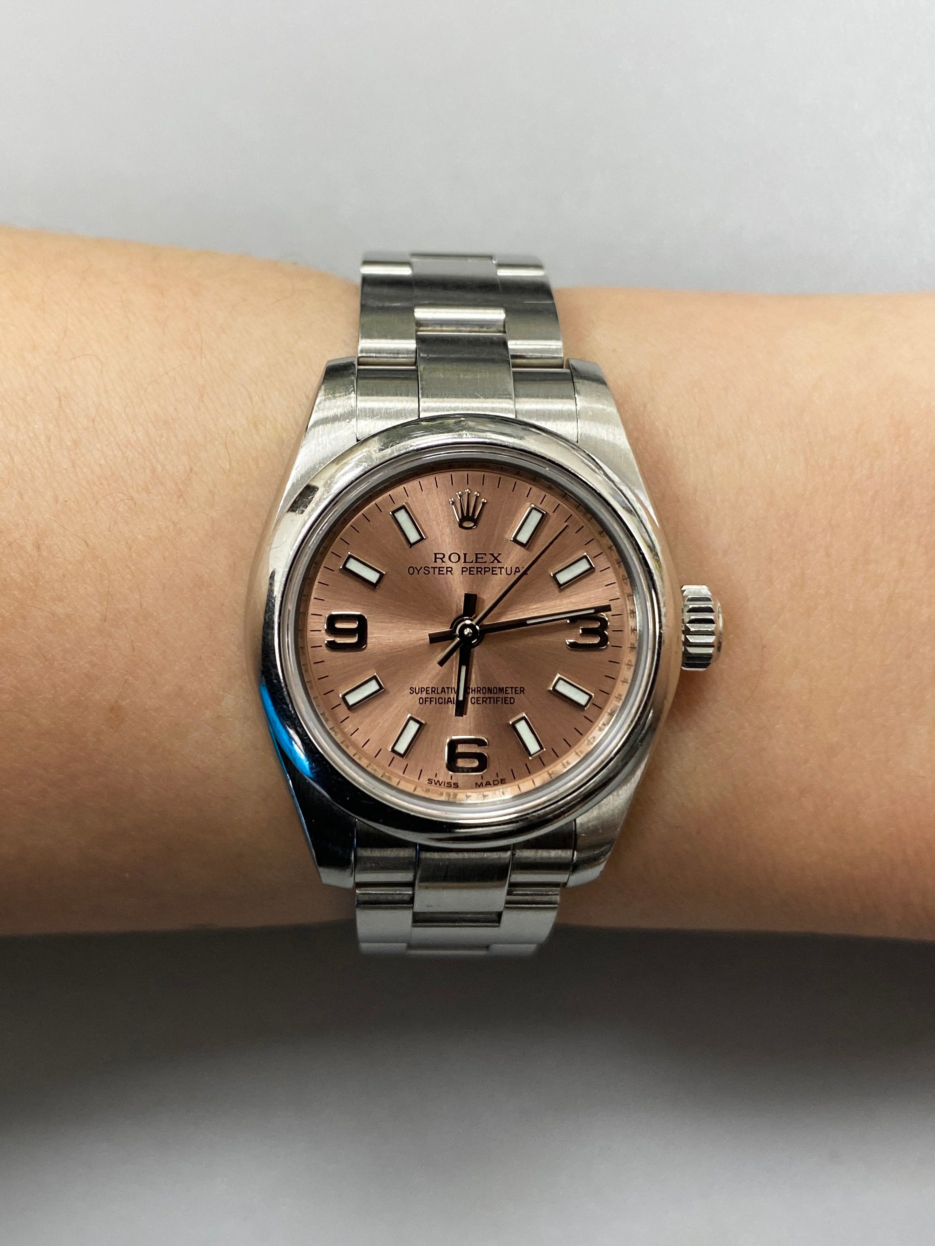 Rolex Oyster Perpetual 176200 Stainless Steel Ladies Watch Box & Papers - Wristwatch