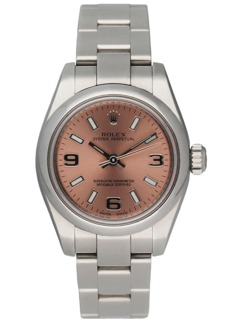 Rolex Oyster Perpetual 176200 Stainless Steel Ladies Watch Box & Papers.