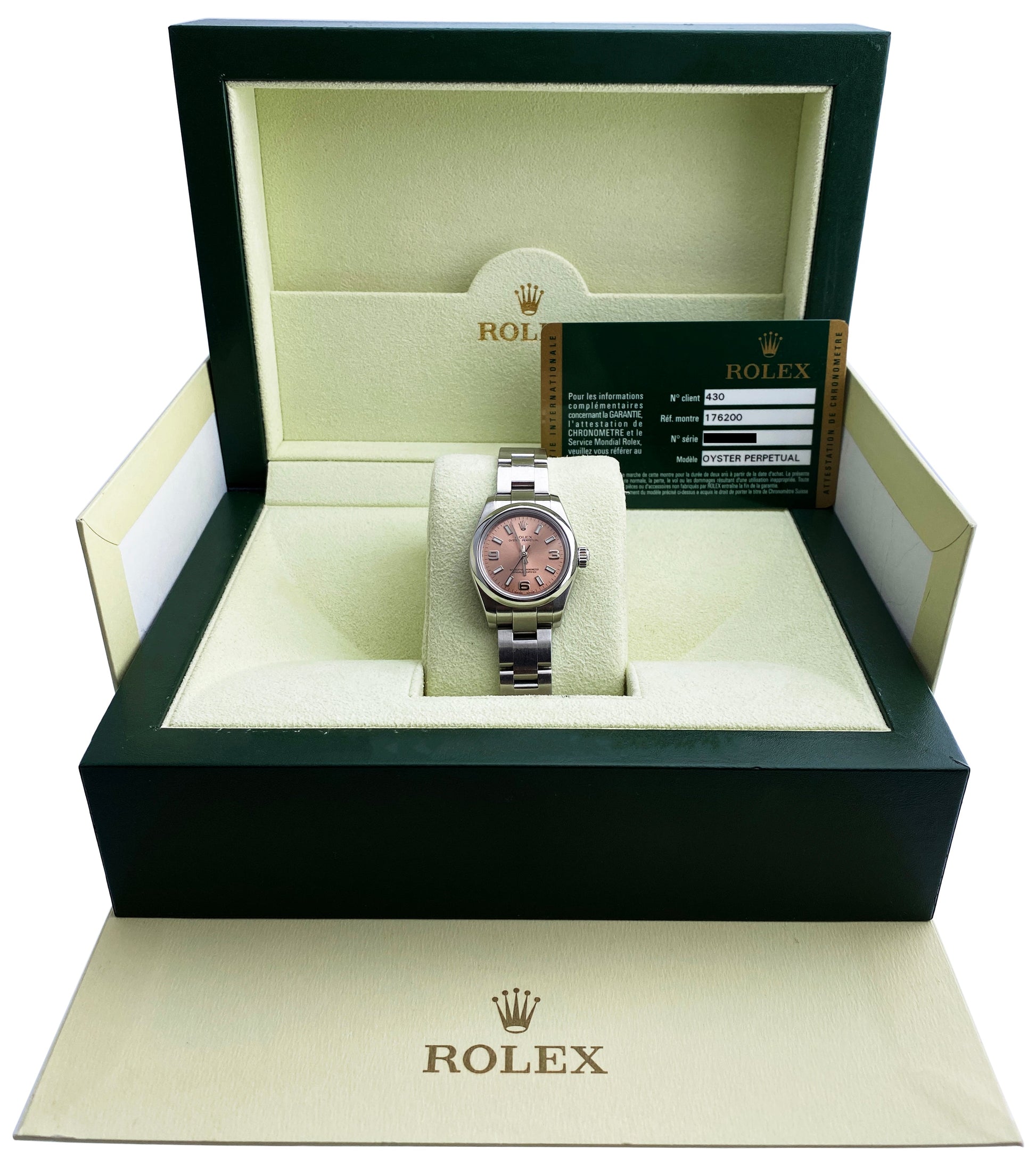 Rolex Oyster Perpetual 176200 Stainless Steel Ladies Watch Box & Papers - Wristwatch