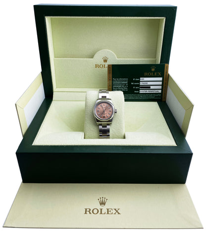 Rolex Oyster Perpetual 176200 Stainless Steel Ladies Watch Box & Papers - Wristwatch