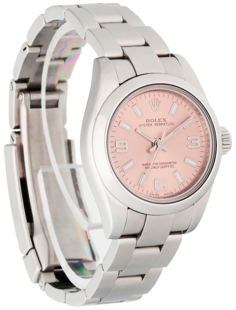Rolex Oyster Perpetual 176200 Stainless Steel Ladies Watch Box & Papers.