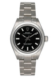 Rolex Oyster Perpetual 276200 Black Dial Ladies Watch Box Papers - Virtual