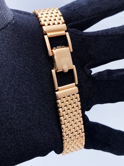 Rolex Oyster Perpetual 3131 14K Rose Gold Watch
