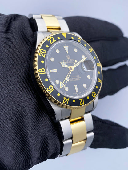 Rolex Oyster Perpetual Date GMT Master ll 16713 Mens Watch