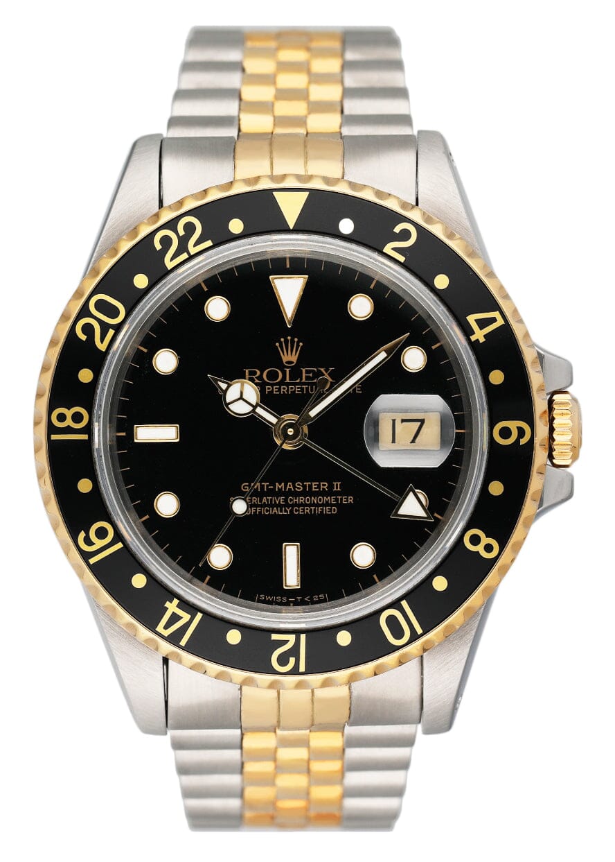 Rolex Oyster Perpetual Date GMT Master ll 16713 Mens Watch