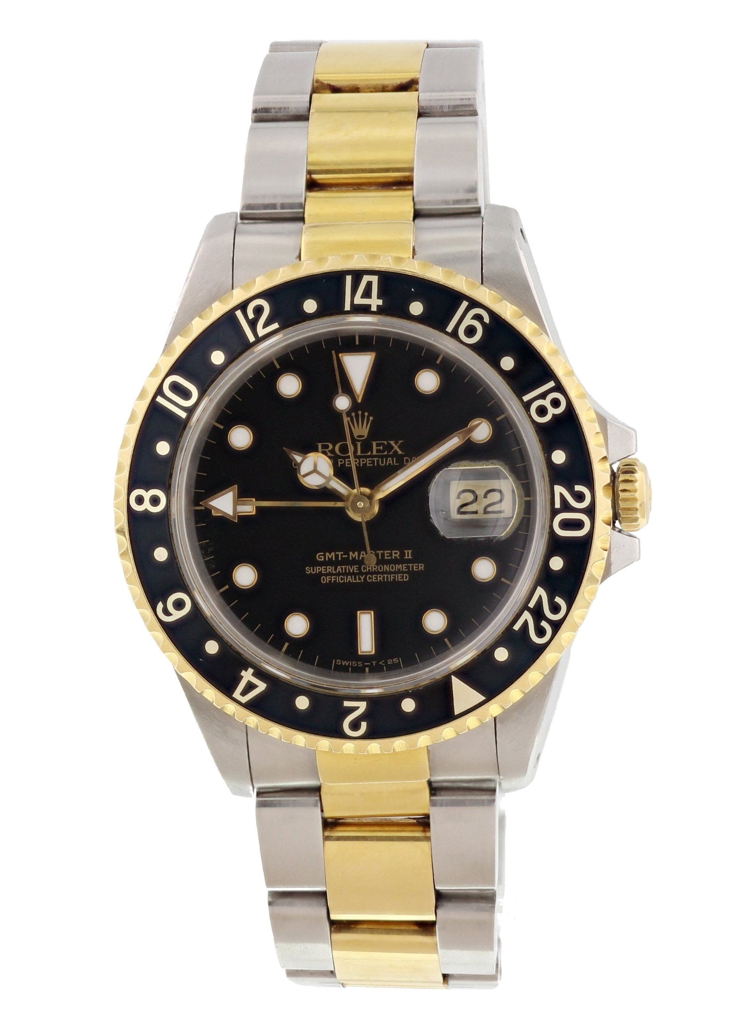 Rolex Oyster Perpetual Date GMT Master ll 16713 Mens Watch Box Papers - Wristwatch