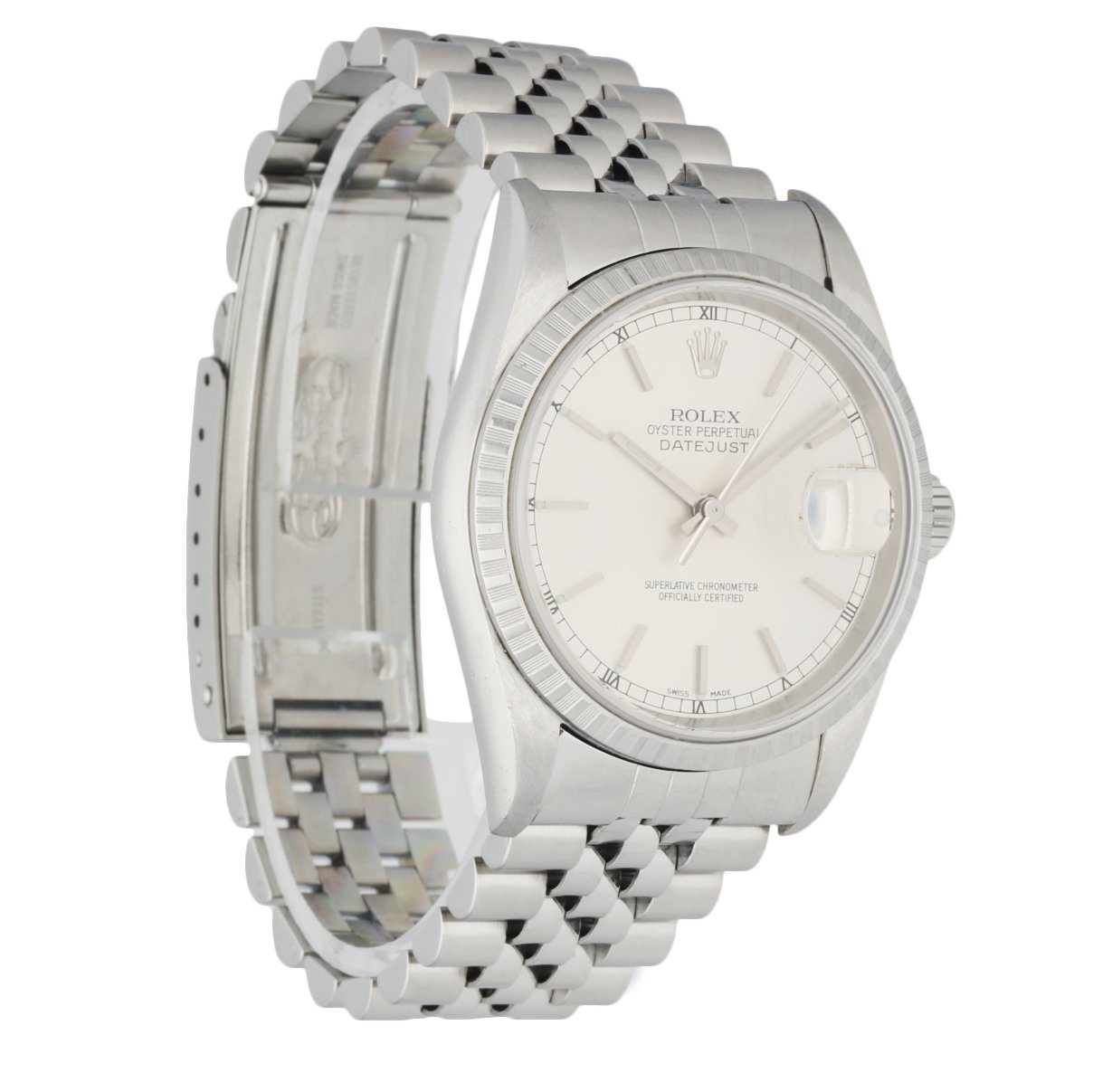 Rolex Oyster Perpetual Datejust 16220 Men’s Watch Box & Papers - Wristwatch
