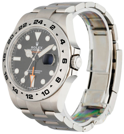 Rolex Oyster Perpetual Explorer II 216570 Men's Watch Box & Papers