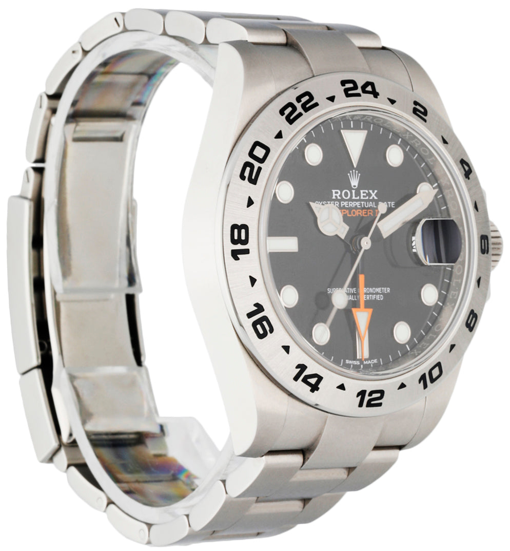 Rolex Oyster Perpetual Explorer II 216570 Black Dial Mens – Phigora