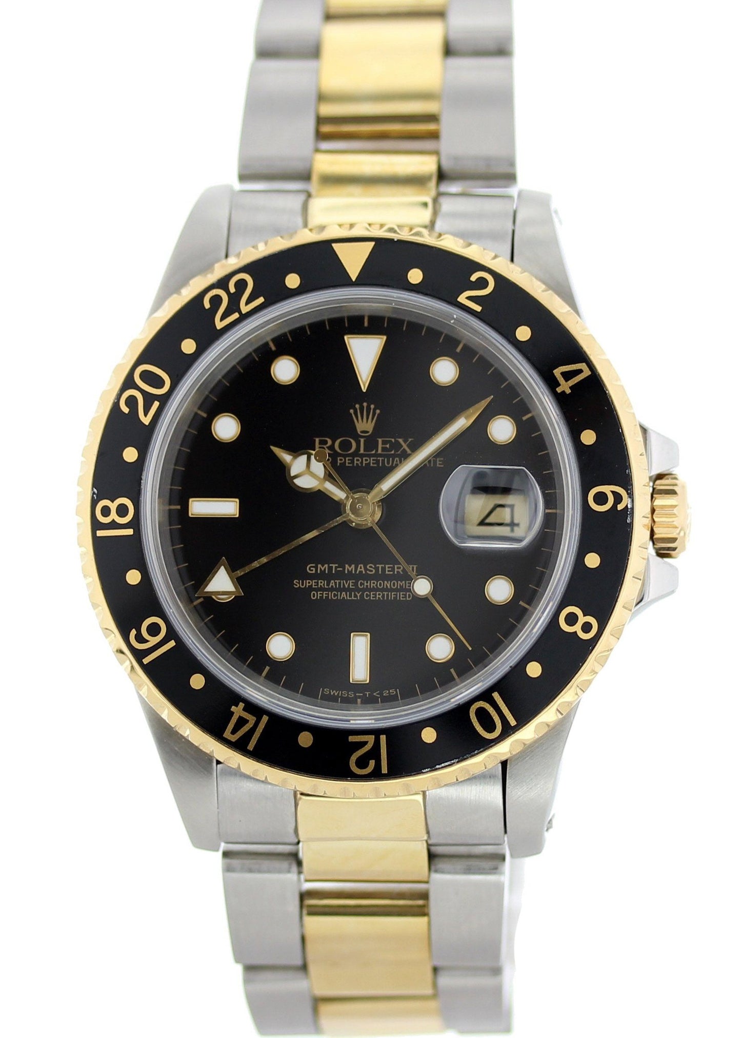 Rolex Oyster Perpetual GMT-Master II 18K 16713 Mens Watch - Wristwatch