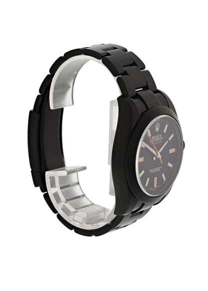 Rolex Oyster Perpetual Milgauss 116400 Custom PVD Mens Watch