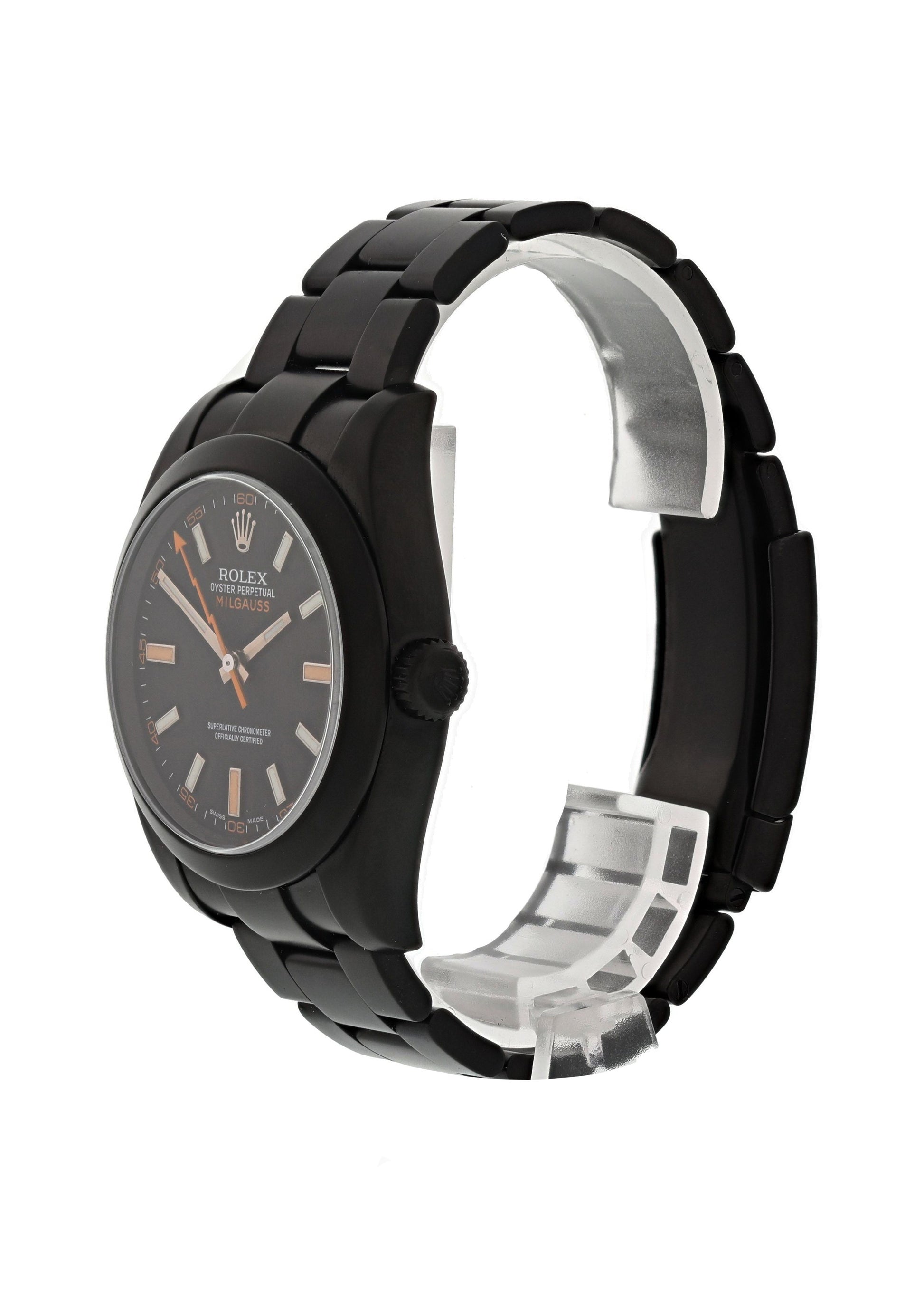 Rolex Oyster Perpetual Milgauss 116400 Custom PVD Mens Watch