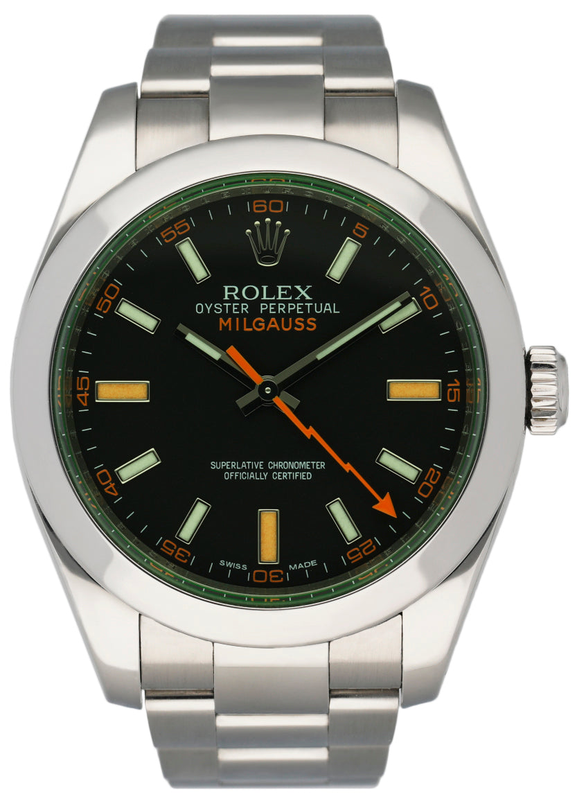 Rolex Oyster Perpetual Milgauss 116400 Mens Watch - Wristwatch