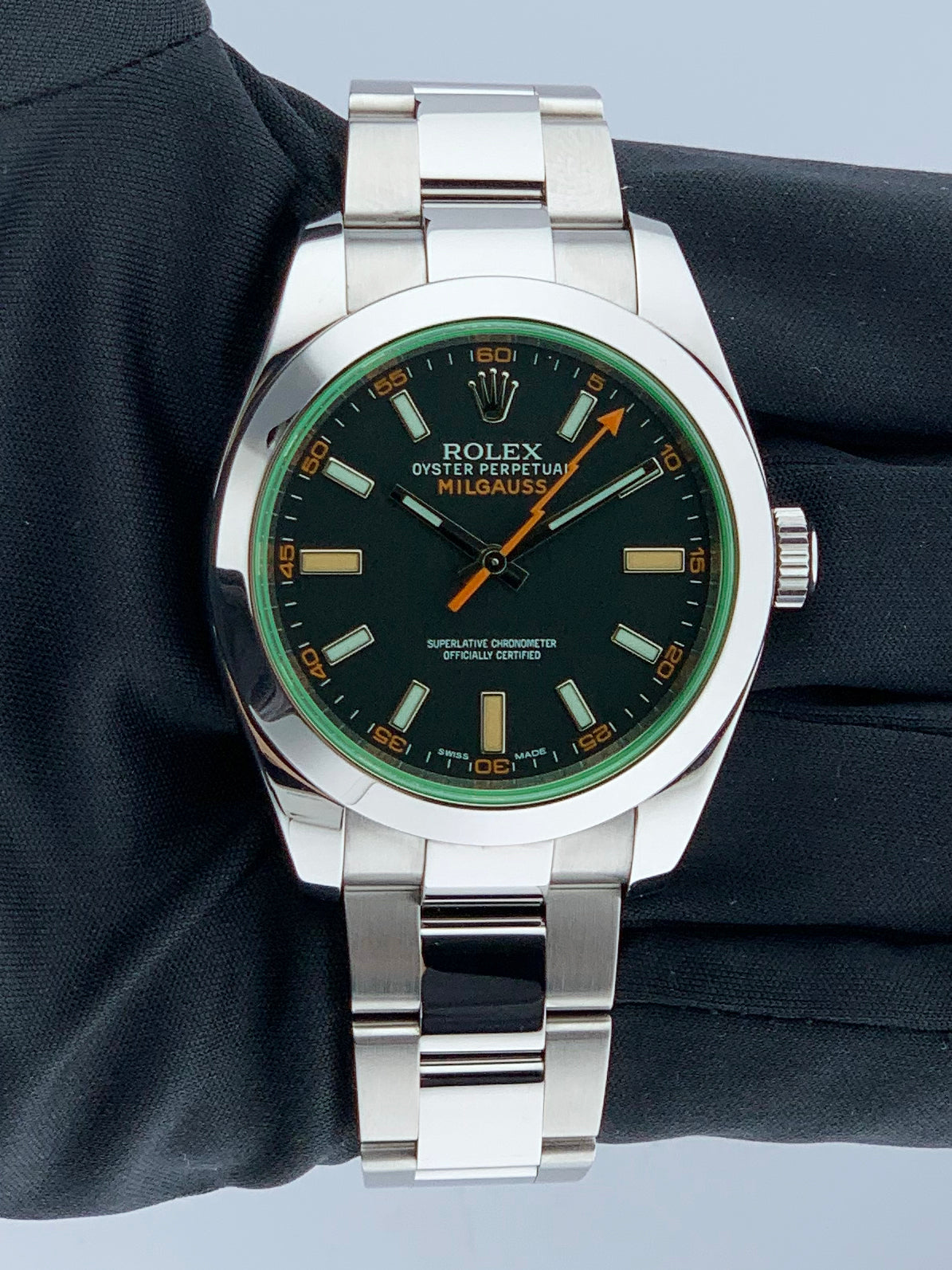 Rolex Oyster Perpetual Milgauss 116400 Mens Watch - Wristwatch