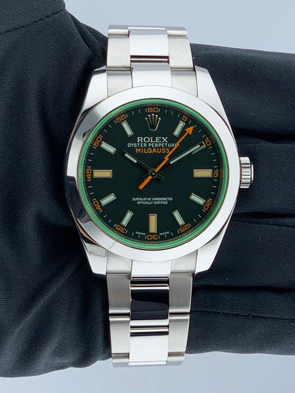 Rolex Oyster Perpetual Milgauss 116400 Mens Watch - Wristwatch