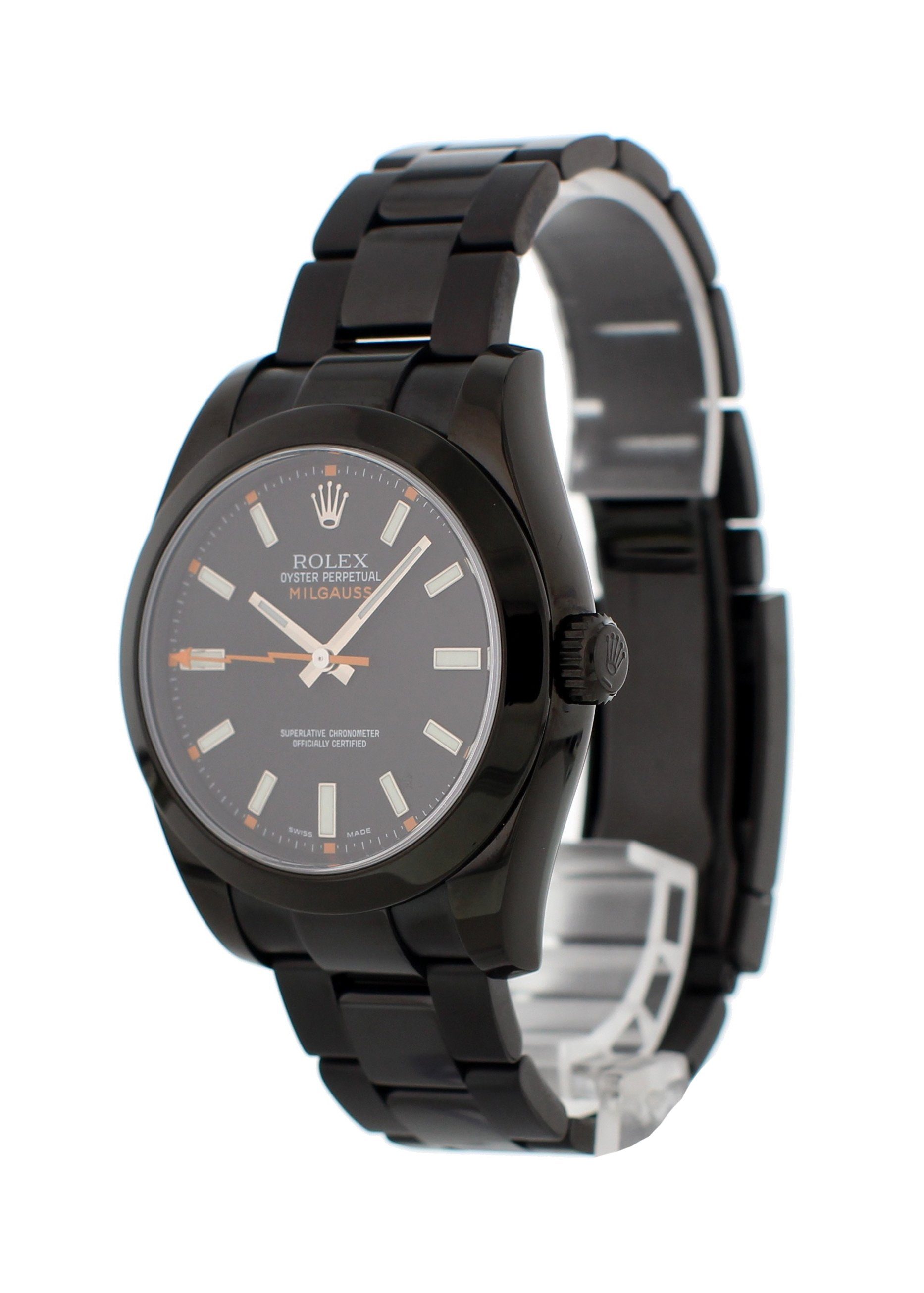 Rolex Oyster Perpetual Milgauss 116400 PVD Mens Watch - Wristwatch