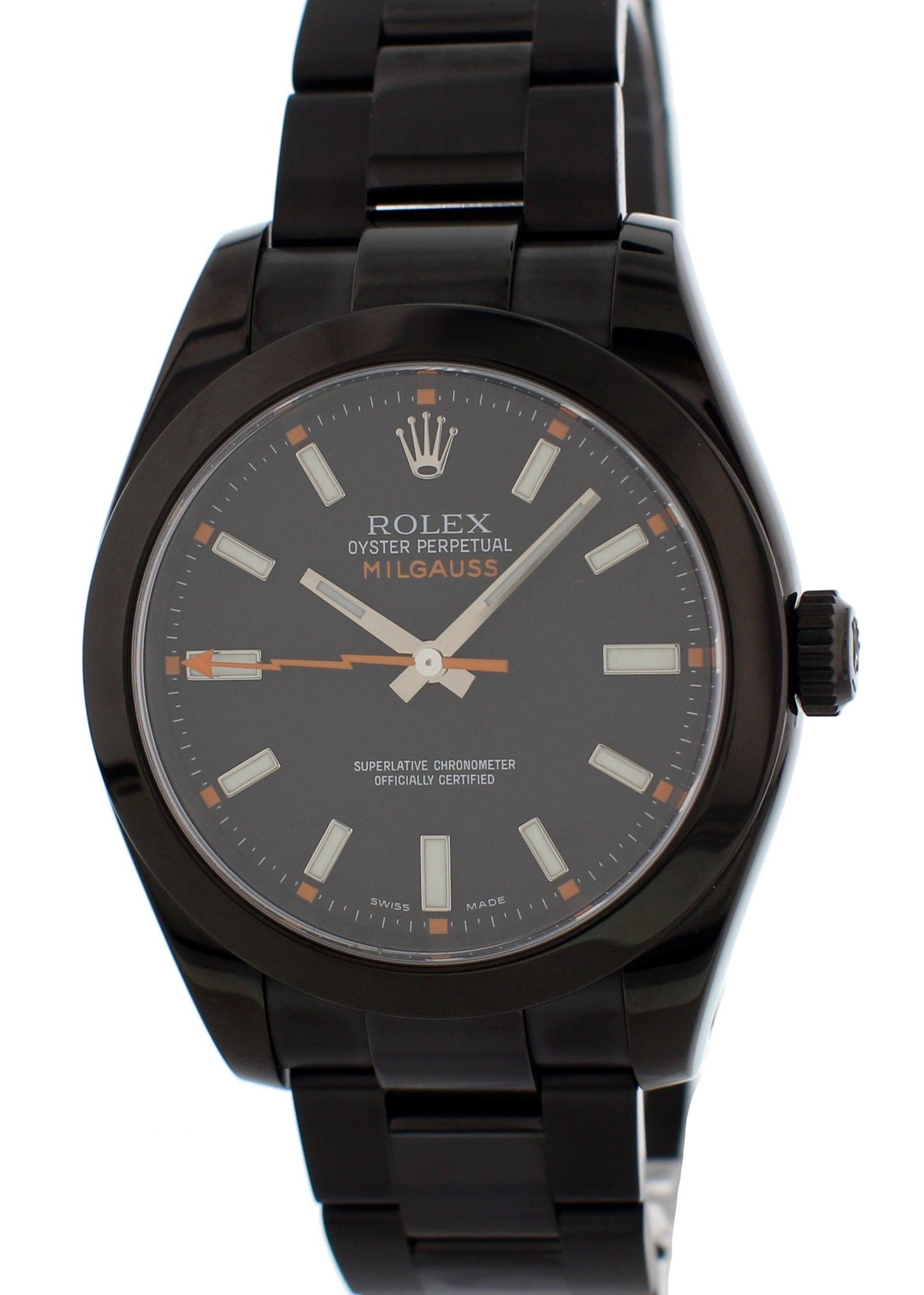 Rolex Oyster Perpetual Milgauss 116400 PVD Mens Watch - Wristwatch