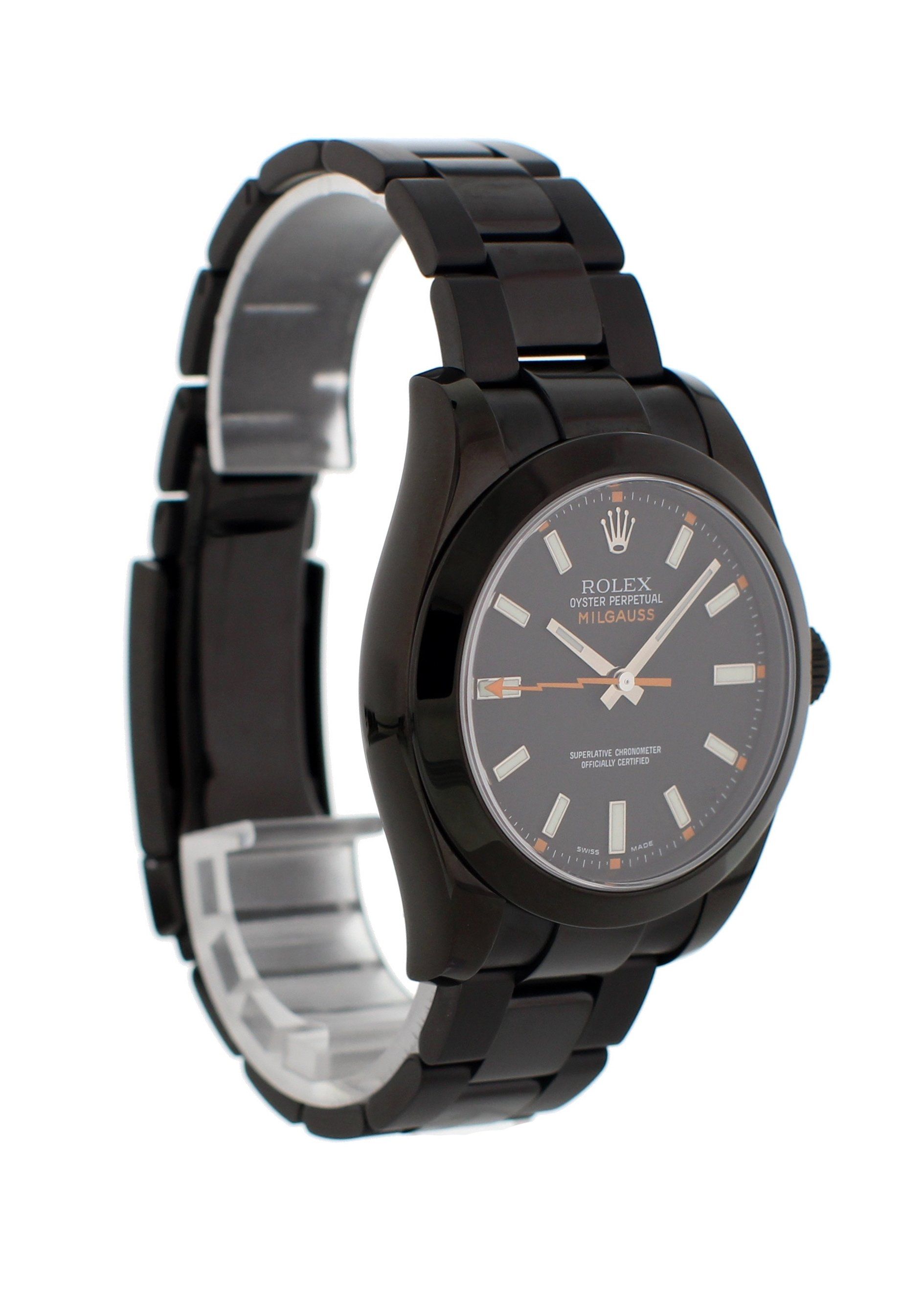 Rolex Oyster Perpetual Milgauss 116400 PVD Mens Watch - Wristwatch