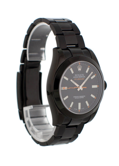 Rolex Oyster Perpetual Milgauss 116400 PVD Mens Watch - Wristwatch