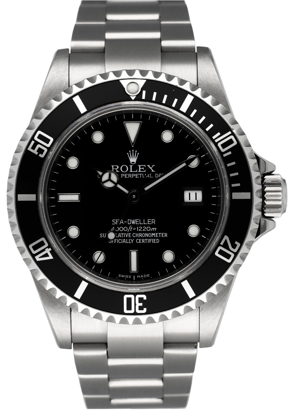 Rolex Oyster Perpetual Sea-Dweller 16610 Mens Watch Box & Papers