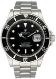 Rolex Oyster Perpetual Submariner Date 16610 Men's Watch Box & Papers