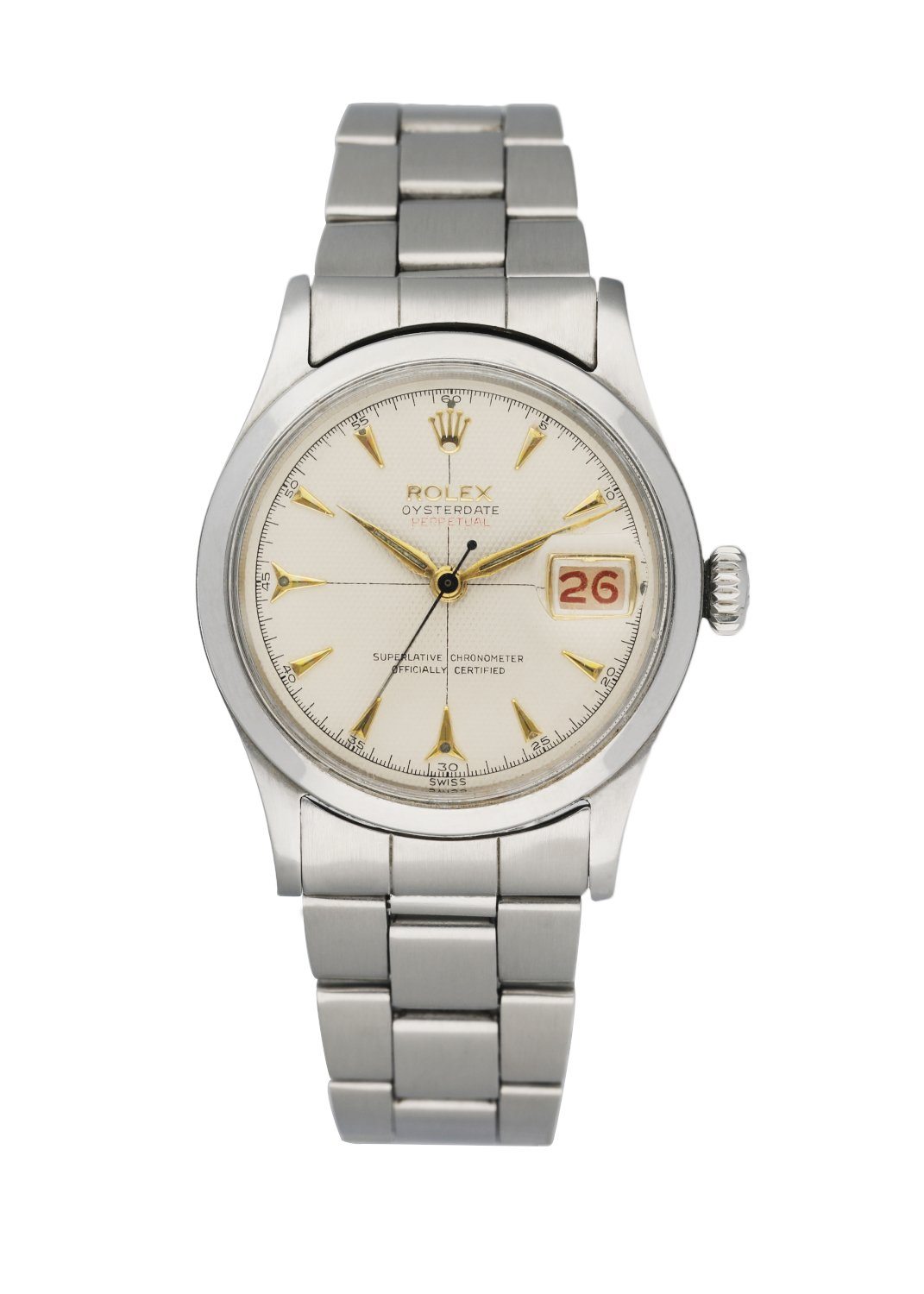 Rolex OysterDate Perpetual 6518 Honeycomb Dial Vintage Men s Watch