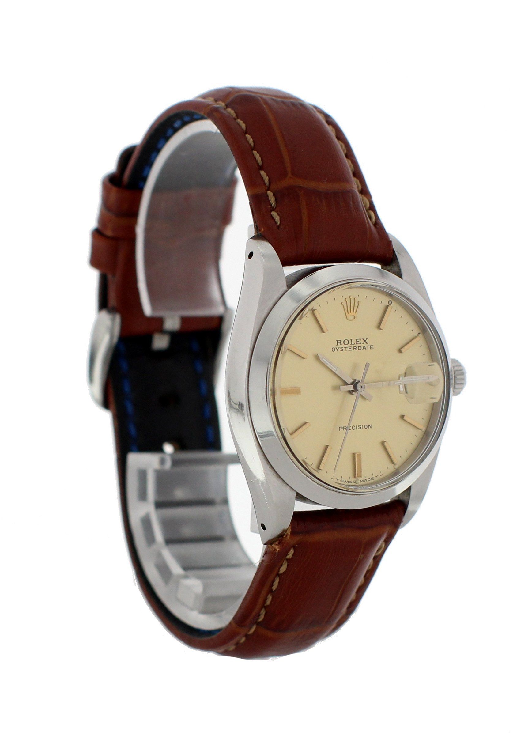 Rolex Oysterdate Precision 6694 Mens Watch
