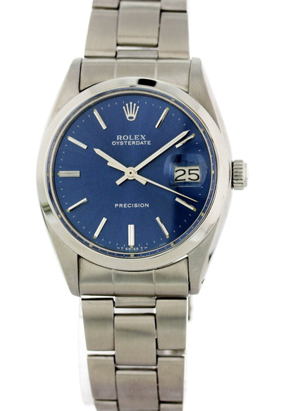 Rolex Oysterdate Precision 6694 Vintage Mens Watch - Wristwatch