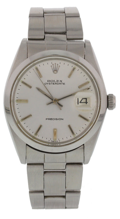 Rolex Oysterdate Precision 6694 Vintage Mens Watch - Wristwatch