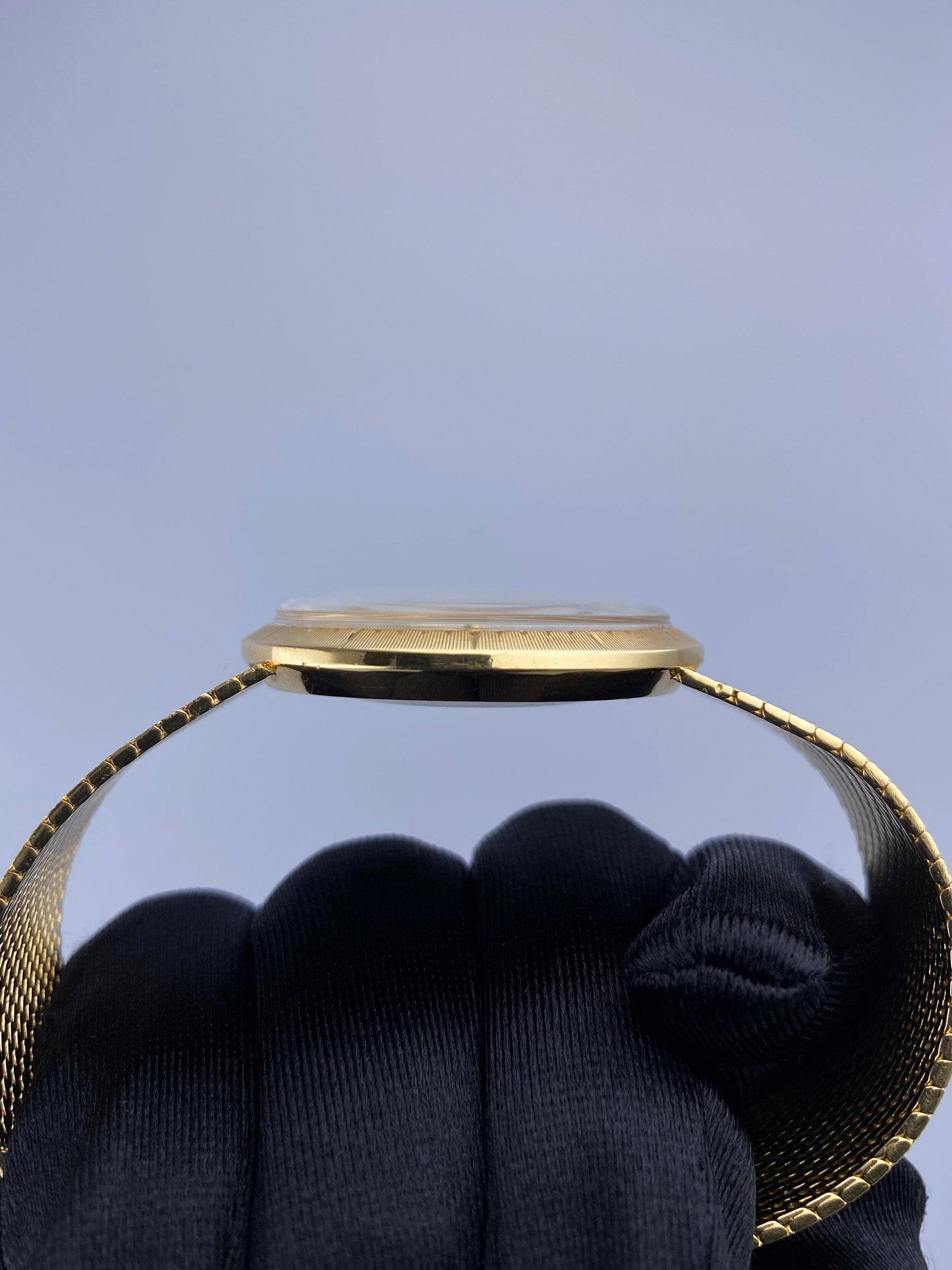 Rolex Precision 9919 Champagne Dial 18K Yellow Gold Vintage Watch