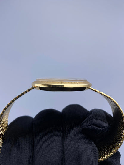 Rolex Precision 9919 Champagne Dial 18K Yellow Gold Vintage Watch