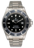 Rolex Sea-Dweller 16600 Blue Bezel Mens Watch