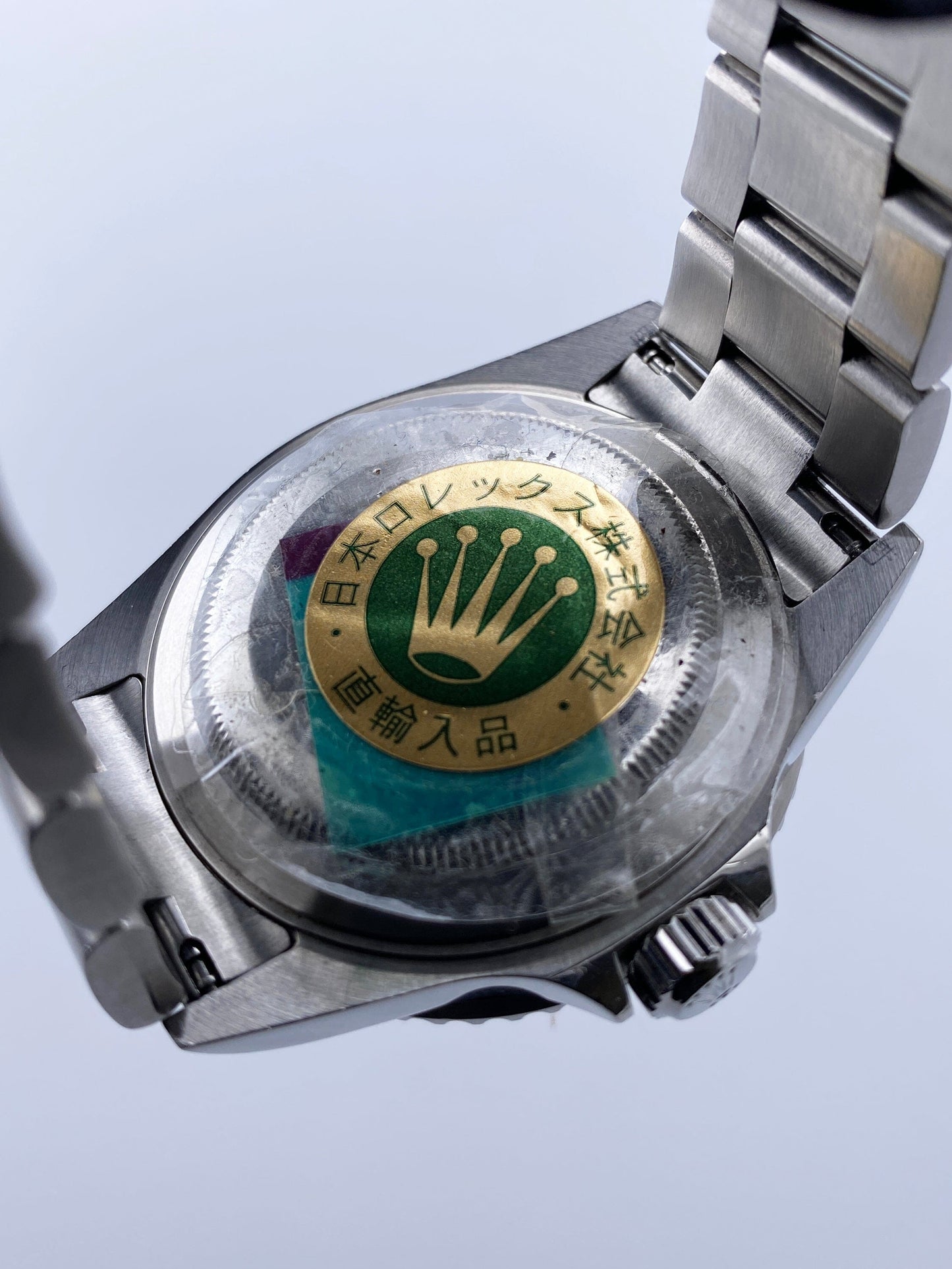 Rolex Submariner 16610LV Kermit Bezel Flat 4 Mens Watch Box Papers