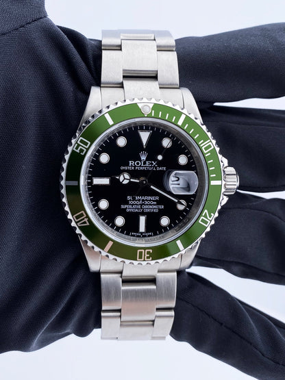 Rolex Submariner 16610LV Kermit Bezel Mens Watch - Virtual
