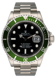 Rolex Submariner 16610LV Kermit Bezel Mens Watch - Virtual