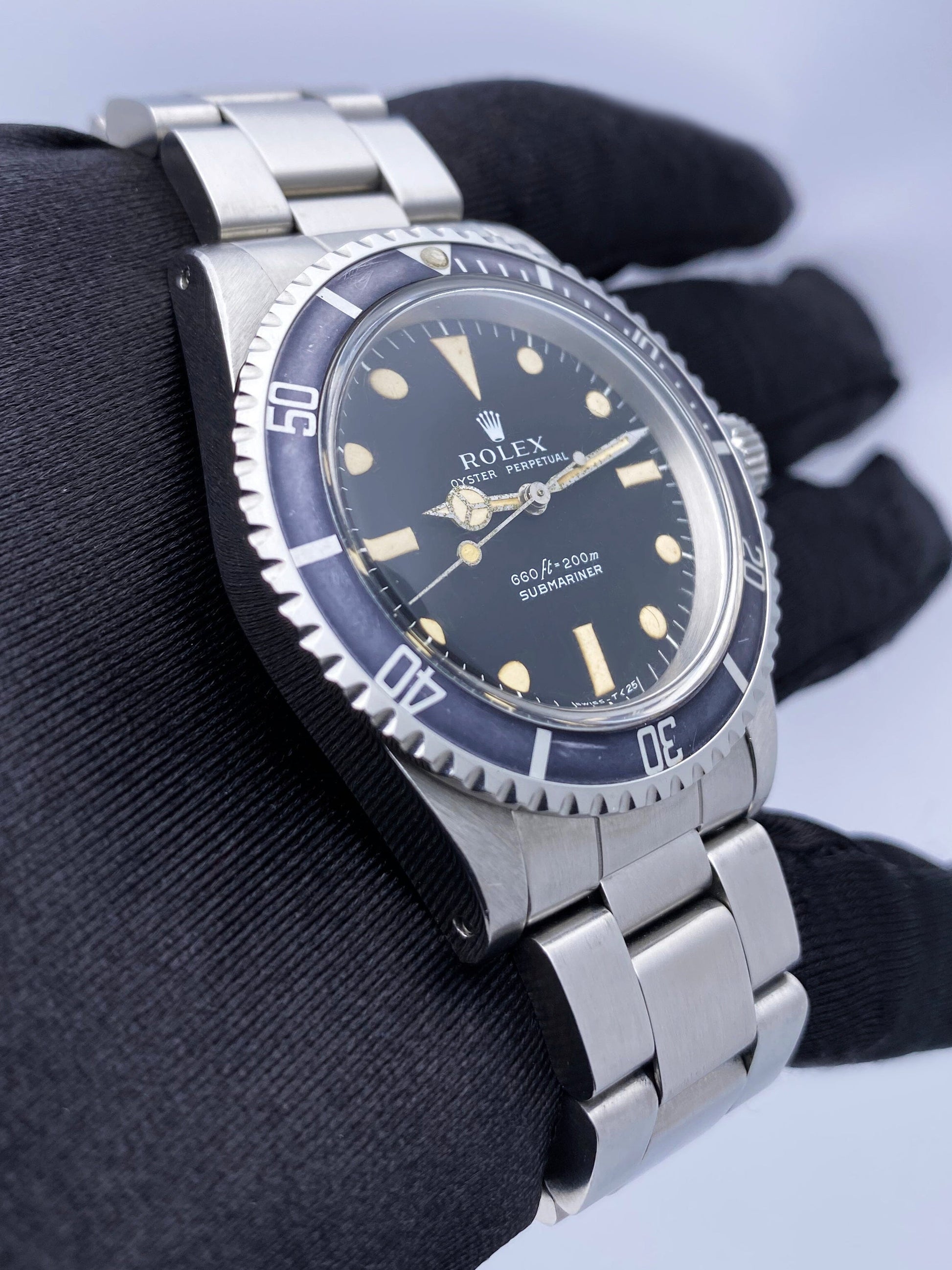Rolex Submariner 5513 No Date Mens Watch
